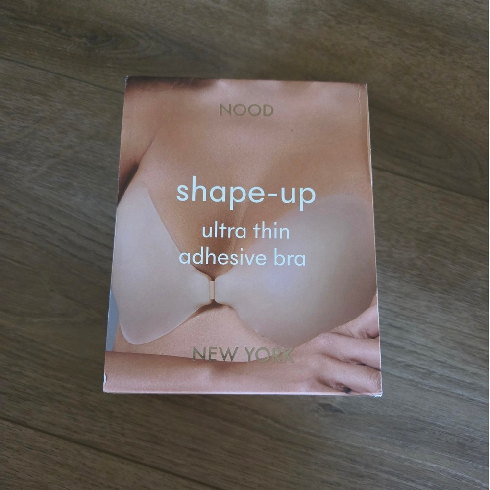 NOOD Shape‎ Up Ultra Thin Adhesive Bra No. 5 Soft Tan Size C Matte Silicone NEW